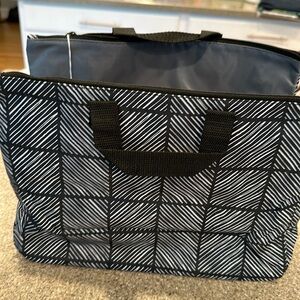 NWT ThirtyOne Super Swap-it Pocket in Chevron Squares 12”x9”x5”